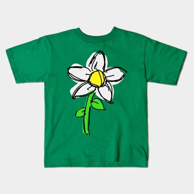 Daisy Kids T-Shirt by SpookyMeerkat